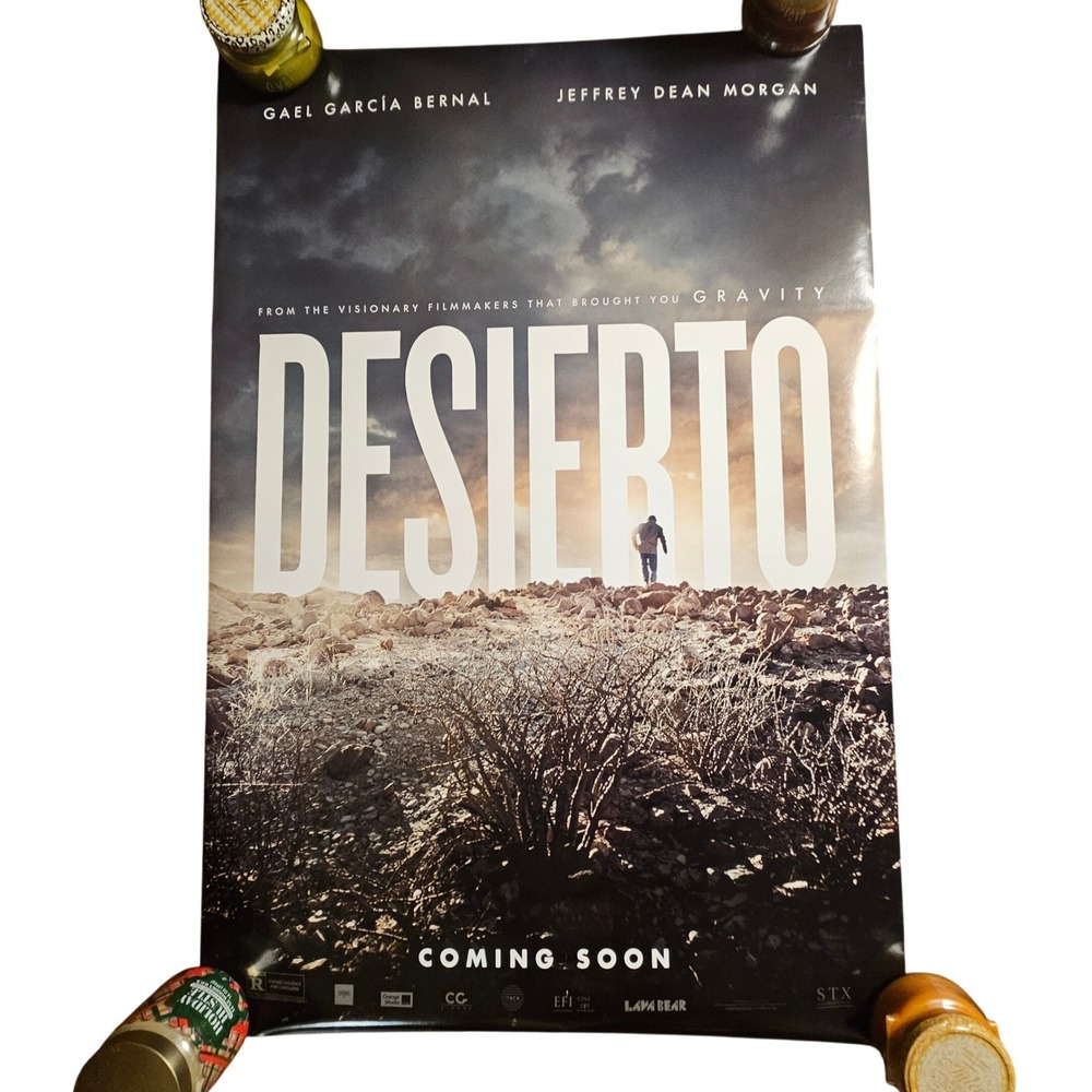 Desierto 2016 Original Movie Poster 27x40 Gael Garcia Bernal Jeffrey Morgan‎ D/S
